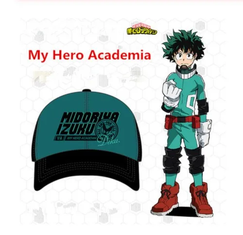 My Hero academic Midoriya Izuku Boku no бейсбольная кепка для косплея фанатов Хэллоуина подарок