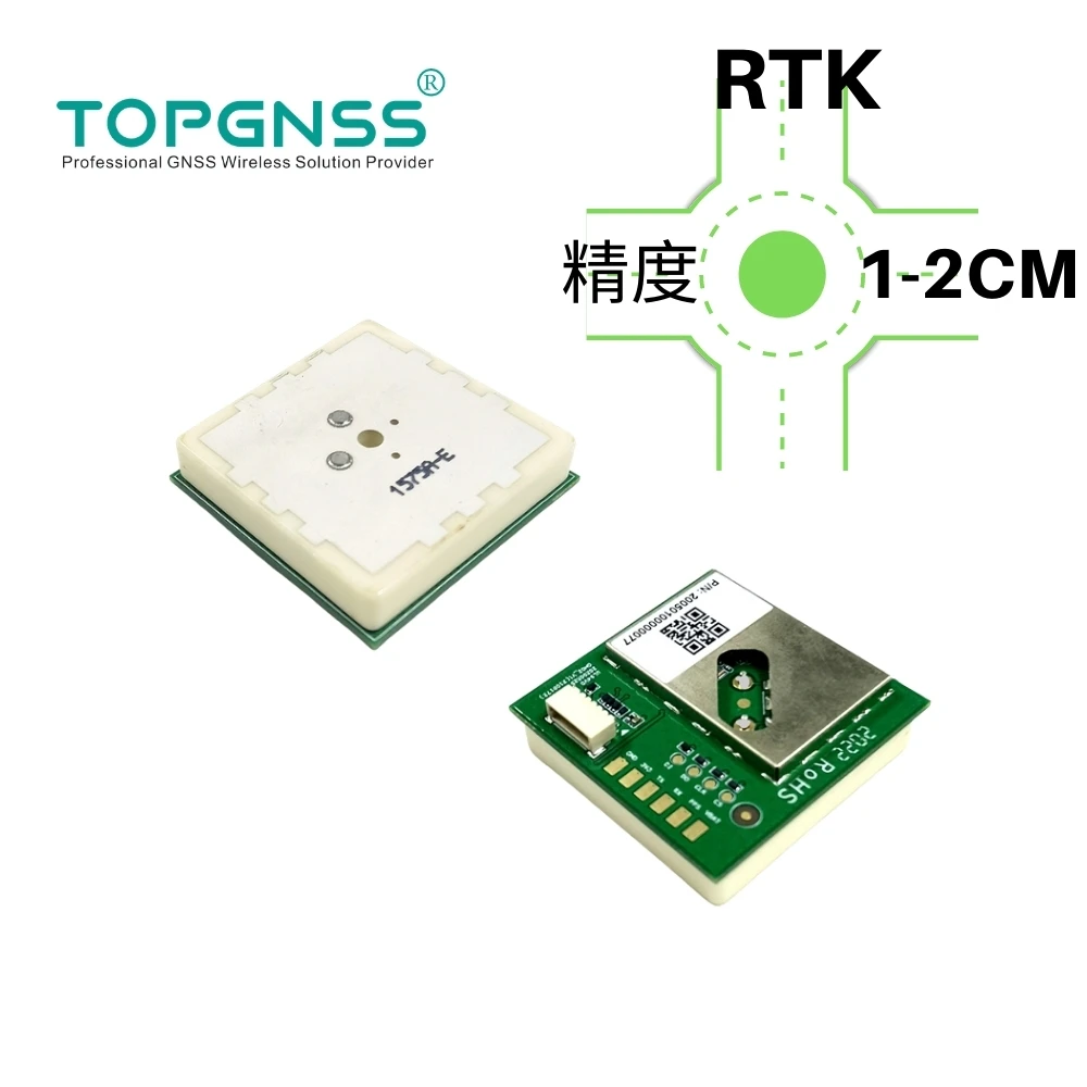 TOPGNSS 2PCS small volume RTK rover GPS module, differential FIXED receiver antenna RTCM3.X protocol, high precision - AliExpress