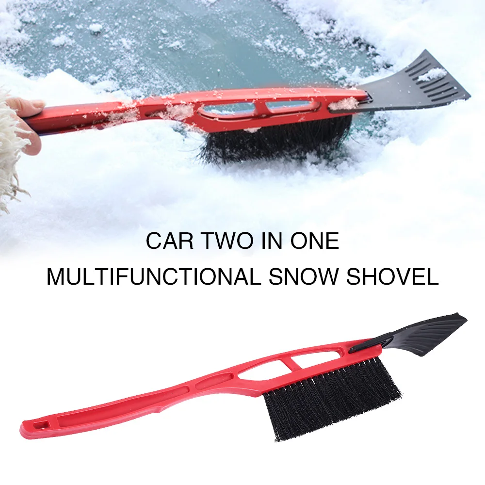 Многофункциональная лопатка для льда 2 в 1 щетка устойчивая к царапинам скребок для морозной погоды инструмент Лопата для снега