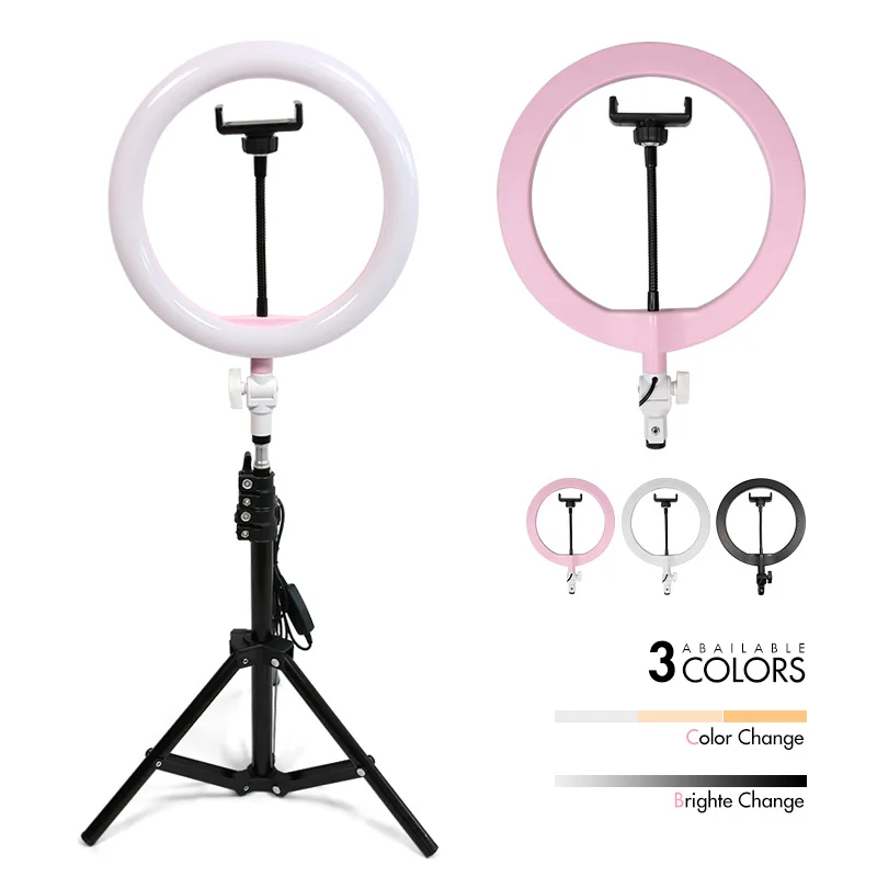 Фотографический светильник ing светодиодный Профессиональный кольцевой для