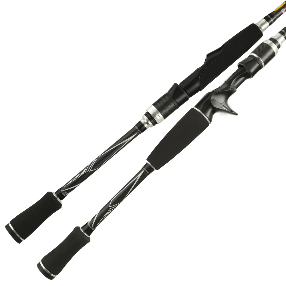 Abu Garcia SILVER MAX SMAX карбоновая спиннинговая удочка и Литье Удочки 1,98 м 2,13 м 2,28 м мощная рыболовная трость