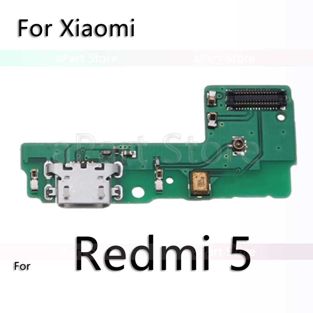 Для Xiaomi mi Red mi Note 5 5A 6 7 Plus Pro Global USB Дата зарядный порт зарядное устройство док-станция гибкий кабель Замена - Цвет: For Redmi 5