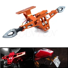Motorcycle License Plate Bracket Licence Plate Holder Frame Number Plate For Yamaha MT-01 MT-03 MT-07 MT-09/SR/FZ-07 FZ-09 MT-10