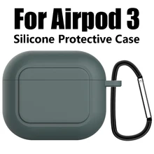

Silicone Case for Airpod 3 Protective Sleeve Shell Wireless Bluetooth Earphone Charging Box Protector Cover for Apple Airpod3