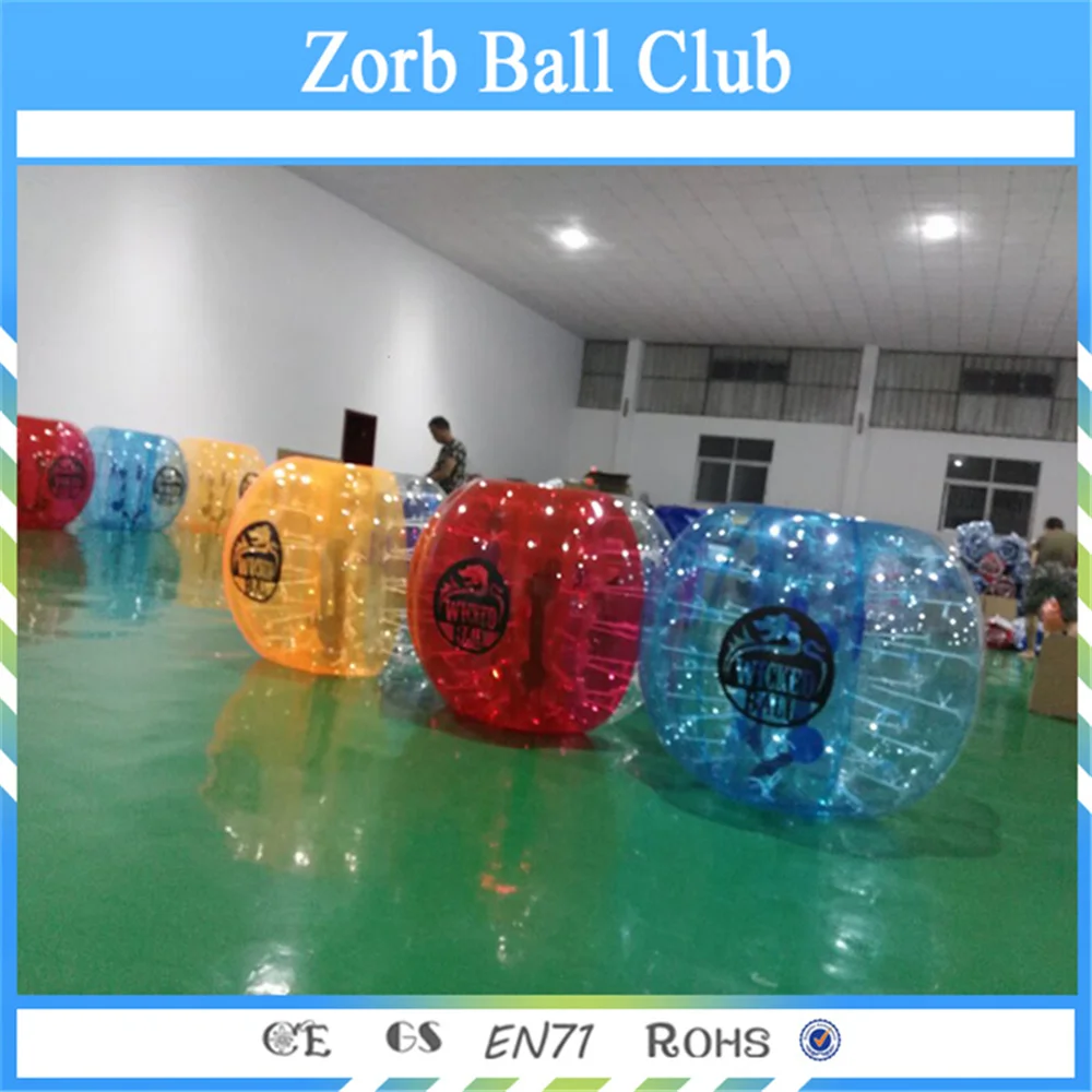 1.0meter Diameter TPU Bumper Ball Bubble Football Bubble Soccer Zorb Ball