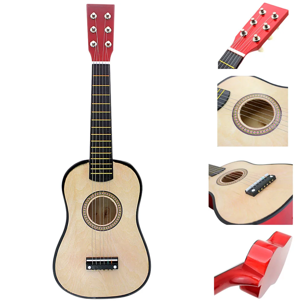 IRIN, 23 дюйма, акустическая гитара, 6 струн, детская мини-струна, акустическая гитара ra для детей, начинающих, струна - Цвет: Wood