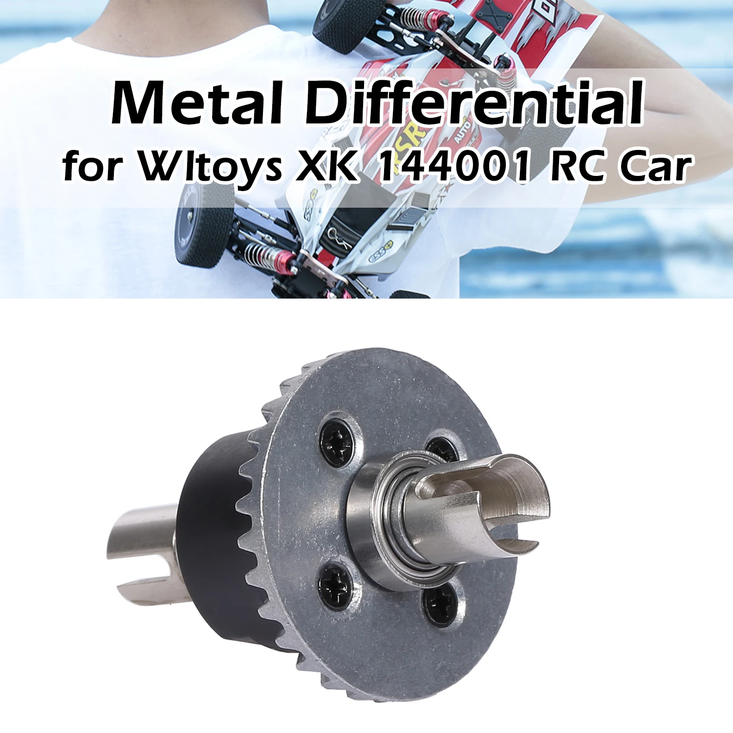 Металлический дифференциал для Wltoys XK 144001 RC Raing Car|Детали и аксессуары| |