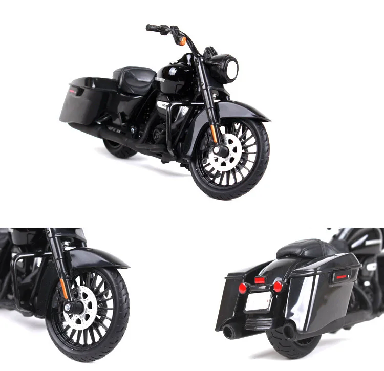 Maisto 1:18 Harley Davidson ROAD KING специальные мотоциклетные металлические модельные игрушки для детей подарок на день рождения Коллекция игрушек