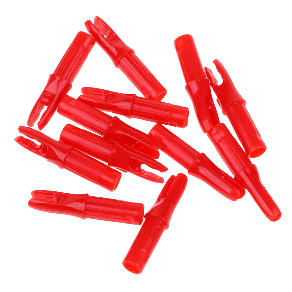 

12Pcs 6.2mm Archery Compound Bow Arrow Nocks Hunting Shooting Accessories