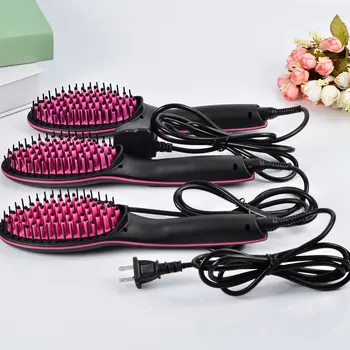 

Electric Straight Hair Comb Magic Hair Comb Comb Negative Ion Comb Ion Hair Straightener Brush With Led Display