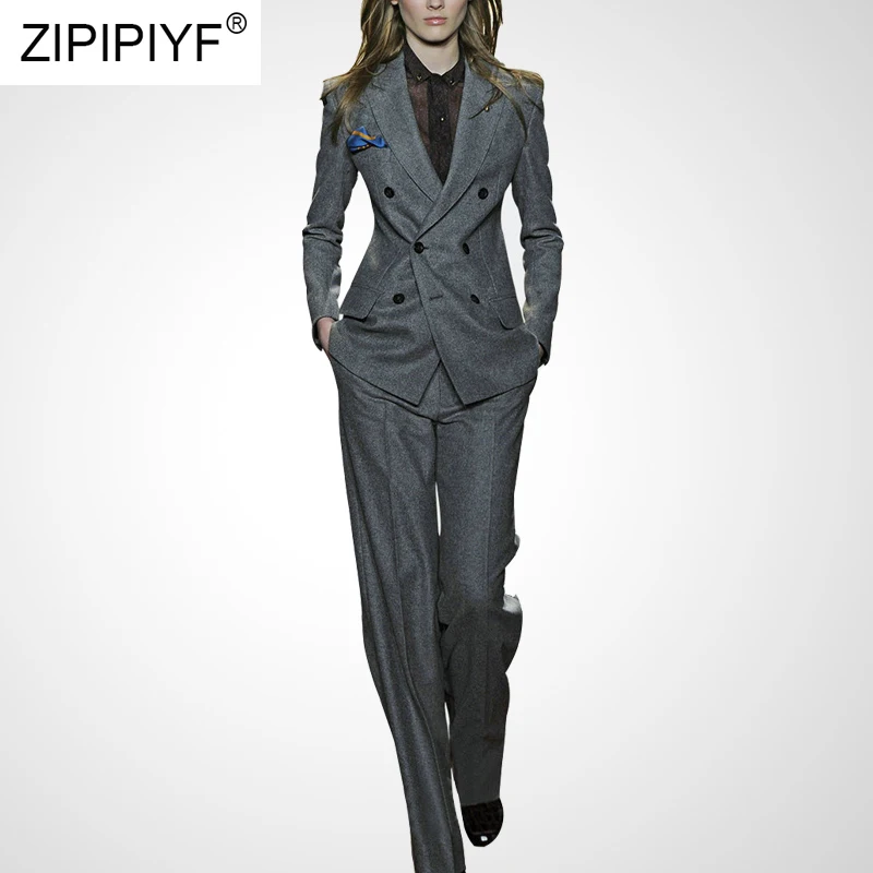 Весна 2020 высококачественные женские костюмы рабочая одежда пальто с отложным