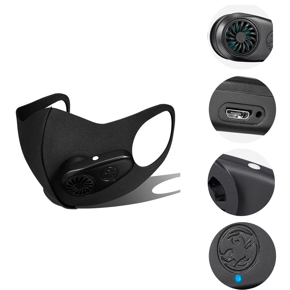 

Electric Activated Carbon Breathable Bicycle Mask PM2.5 Dust Windproof Bike MTB Cycling Face N100 Mask FreeShipping