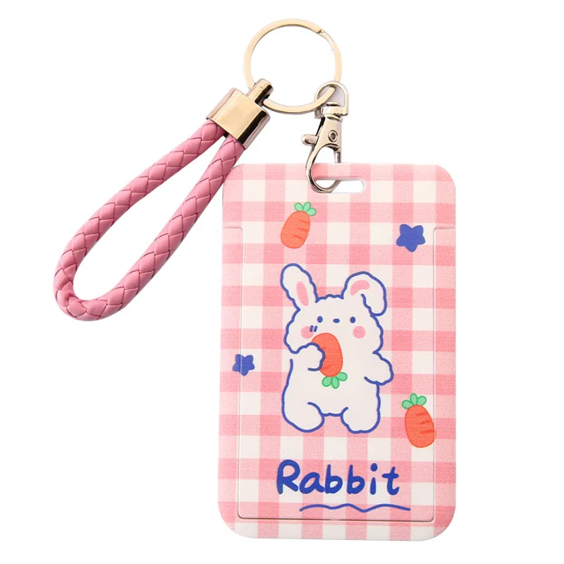 Kawaii симпатичный держатель для удостоверения личности чехол мультяшный Медведь