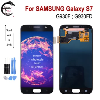 

G930F Display LCD With Frame For SAMSUNG Galaxy S7 LCD G930F G930 G930FD Screen Touch Sensor Digitizer Assembly Replacement