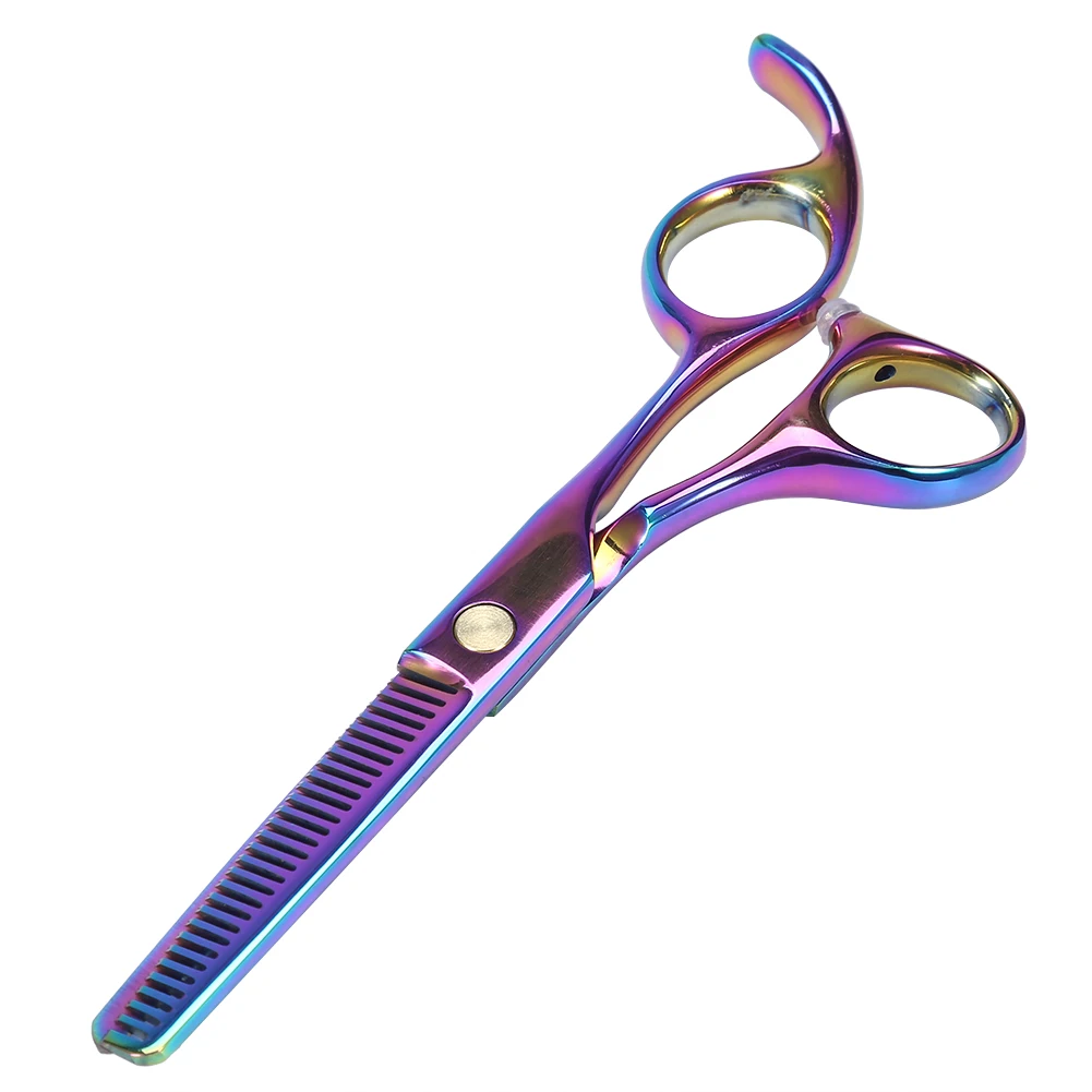 

5.5 Inch Hair Scissors Salon Professional Hair Cutting Styling Hairdressing Barber Scissors Multi-Color Flat Thinning Scissors