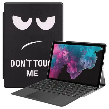 

For Microsoft Surface Pro 4 Leather Smart Stand Case For Microsoft Surface Pro 6 5 12.3'' Tablet PC Protector Stand Cover