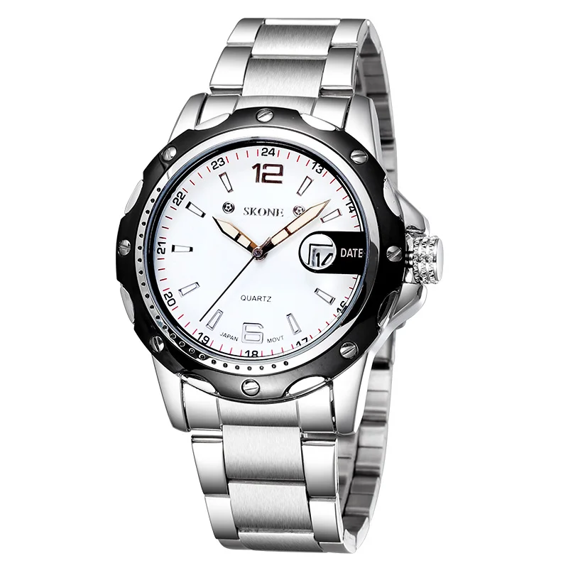 

2020 Brand Men Fashion Leisure Watch of Stainless Steel Watchband Waterproof Multifunctional Quartz Watch Relogio Masculino