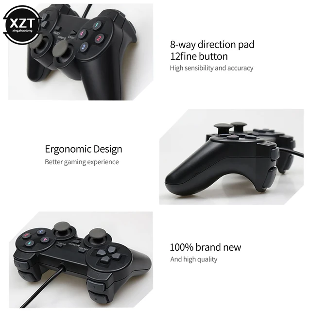 USB Wired Gaming Controller, Autmor PC Game Controller Joystick