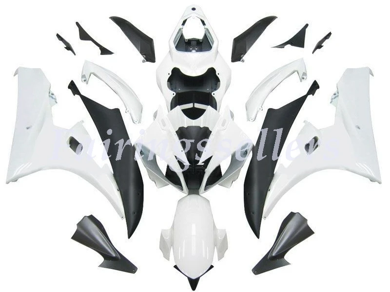 Новые ABS Пластиковые обтекатели подходят для Yamaha Обтекатели YZFR6 2006 2007 обтекатель кузова YZF R6 06 07 на заказ белый красный