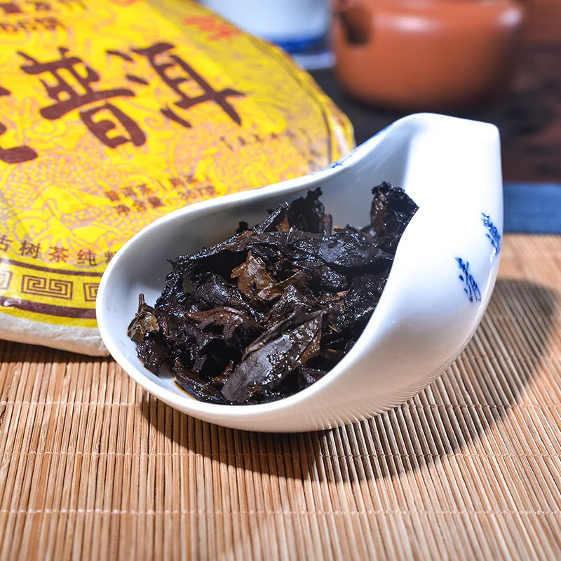 Сделано в 2006 году yr спелый чай пуэр 357 г Китайский Юньнань Пуэр здоровая потеря веса чай красота предотвратить артериосклероз ПУ er Пуэр чай