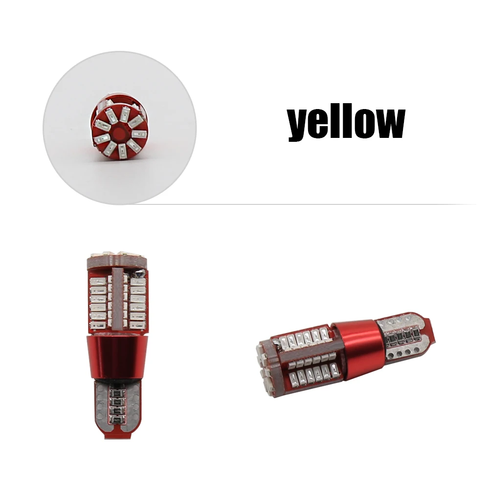 EURS автомобильный T10 led 192 w5w супер яркий 57smd canbus без ошибок автомобильный маркер Авто клинообразный габаритный фонарь лампа стояночный фонарь боковой светильник