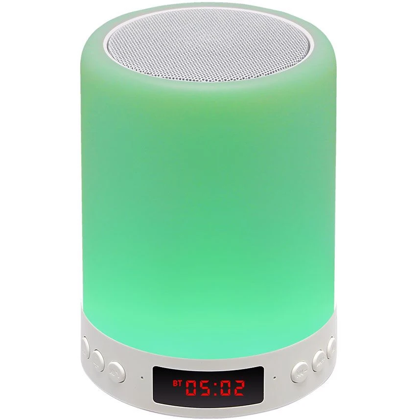Колонка порт. Ginzzu GM-893W белый 5W 1.0 BT/3.5Jack 1800mAh