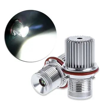 

For BMW E65 E83 X3 AA LED Lights Angel Eye Halo Lamps Bulb 12V 40W 1000LM White