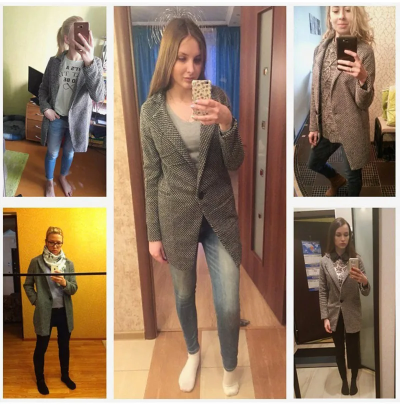 Coat Women Jacket Plus size Winter Outwear Woolen 2020 Fashion Sexy Ladies Oversize  Cardigan Velvet Plus Cotton Soft Retro Tide