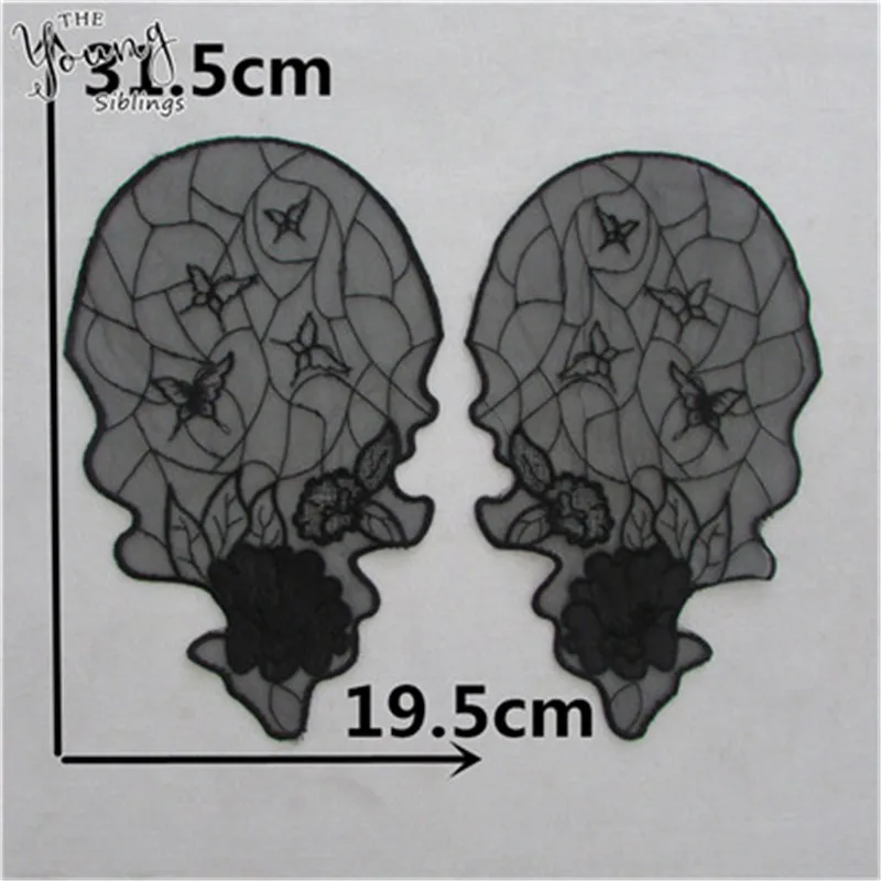 Модный стиль вышивка аппликация кружевной воротник 3d кружевная ткань ремесло декольте шитье DIY отделка одежды украшения аксессуары Принадлежности - Цвет: YL885