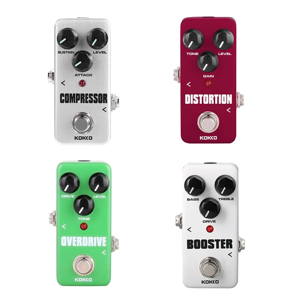 Kokko Portable Guitar Effect Pedal Compressor Booster Distortion