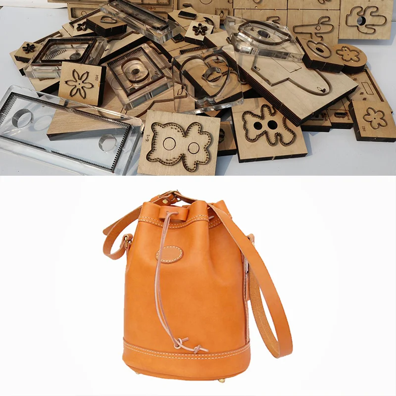 

Форма для японского стального ножа, «сделай сам» ручная Кожа, прямое ведро, крестовая сумка, Женская сумочка, форма для ножа, инструмент для ручной работы