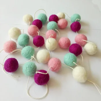 

INS Creative CHILDREN'S Room Furnishings Handmade Wool Ball Pendant Felt Ornaments Clothing Store Home