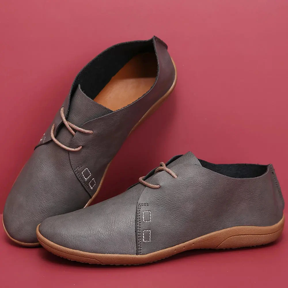 Женская летняя дышащая повседневная обувь на плоской подошве шнуровке Модная