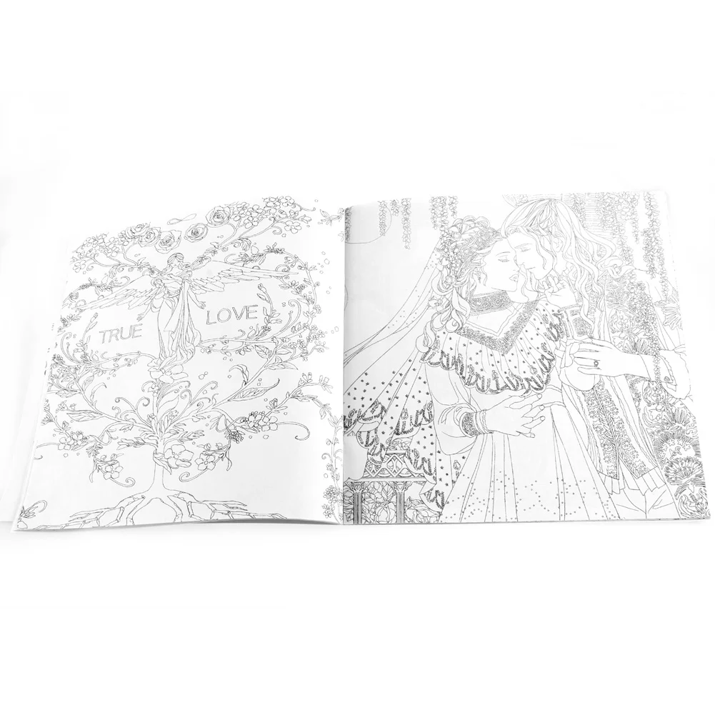 25*25 см сказки и волшебные сны для детей и взрослых граффити книжка-раскраска