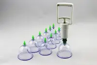 12 pcs/ Set Chinese Health care Medical Vacuum Body Cupping Set Portable Massage Therapy Kit body relaxation healthy Massage set 2