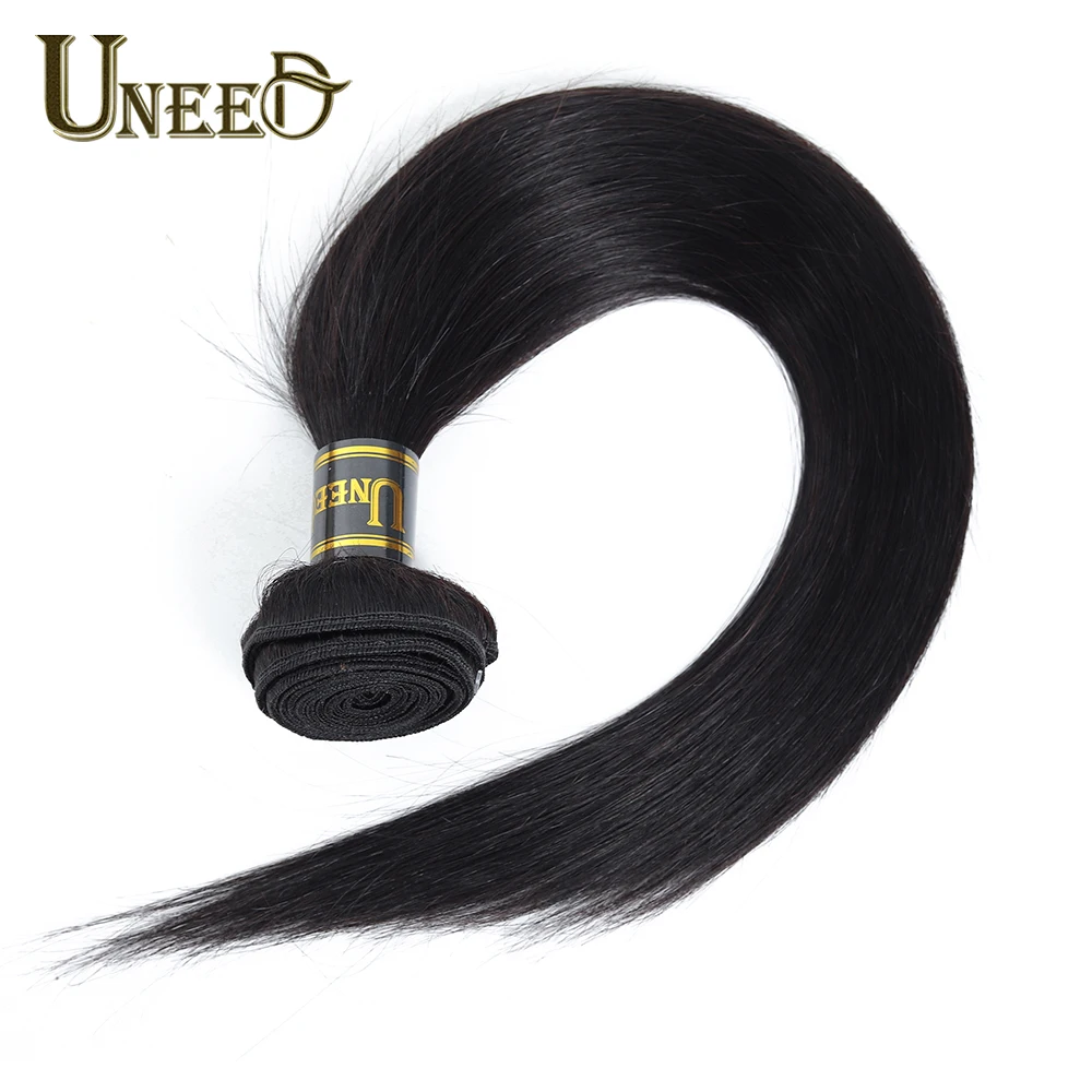 Uneed волосы, перуанские прямые волосы, пряди, человеческие волосы для наращивания, двойной уток, волнистые волосы remy, 1 пучок, можно купить 3 или 4 пряди