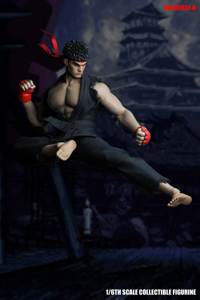 1/6 шкала мужская фигура одежда аксессуар косплей одежда SET022 боец голова резьба костюм набор для M34 сильная мышца тела