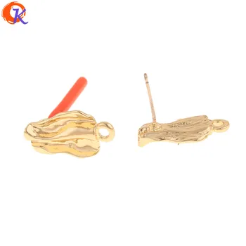 

Cordial Design 100Pcs 10*18MM Jewelry Accessories/DIY Making/Earrings Stud/Soft Pin/Irregular Shape/Hand Made/Earring Findings