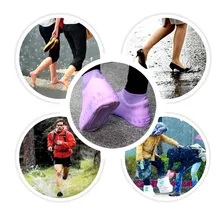 Лидер продаж; 1 пара силиконовых туфель; многоразовый водонепроницаемый чехол для обуви; непромокаемые сапоги; нескользящие износостойкие; LSK99