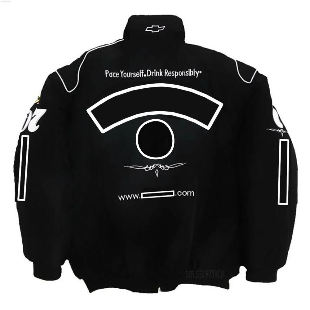 Spring And Autumn Men's And Women's Long-sleeved Tops F1 Jacket Jacket Formula One Racing Suit Car Logo Embroidery