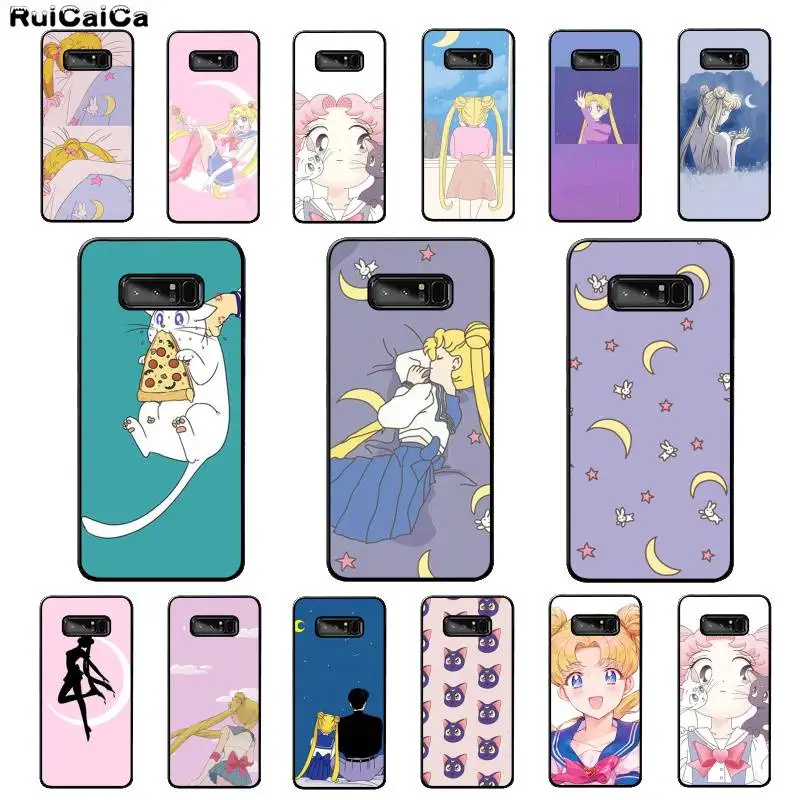 RuiCaiCa Сейлор Мун пользовательские фото мягкий чехол для телефона Fundas samsung