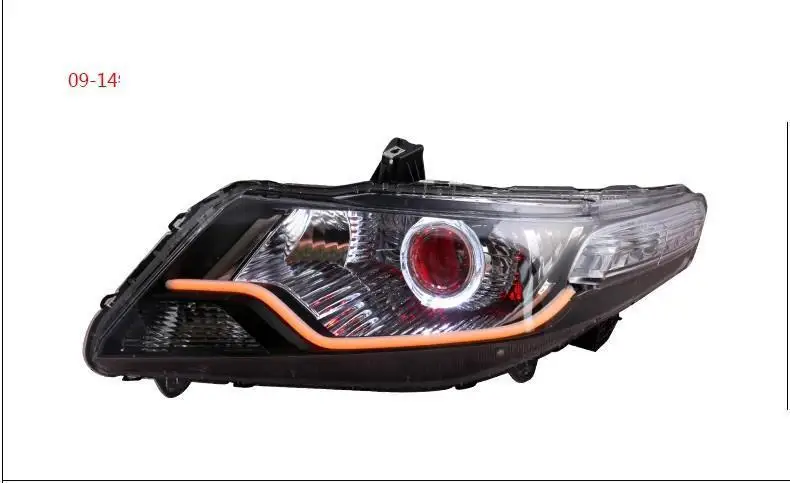 Automovil Cob Neblineros Para Авто Стайлинг DRL светодиодная лампа фары Задние Автомобильные фары в сборе 09 10 11 12 13 14 для Honda City