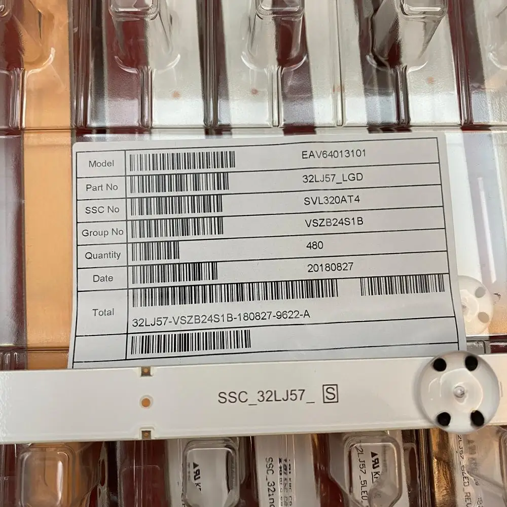 30 шт./лот Светодиодная лента подсветки для 32LH510B LG Innotek прямой 32 дюйма CSP 32LH51_HD