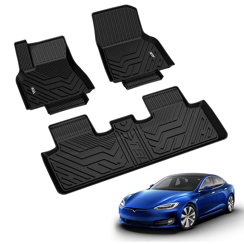 Tapis 3D adaptés et formés - Tesla Model 3