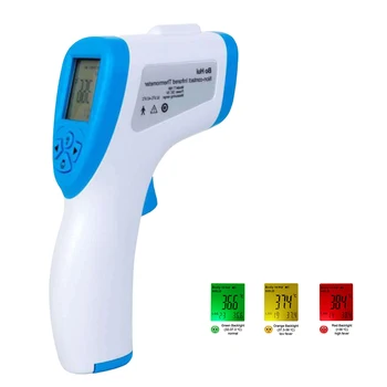 

LCD Digital Temperature Gun Non-contact Infrared thermometer Forehead thermometer Hand-held Baby Adult Temperature Instruments