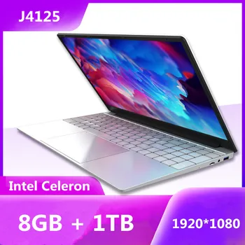 شراء2020 DDR4 RAM 8GB 1 تيرا بايت SSD Ultrabook كمبيوتر محمول مع 2.4G/5.0G واي فاي بلوتوث إنتل سيليرون J4125 ويندوز كمبيوتر محمول