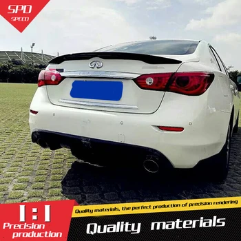 

For Infiniti Q50 Q50S Spoiler ABS Material Car Rear Wing Primer Color Rear Spoiler For Nissan Infiniti Q50 Spoiler 2013+