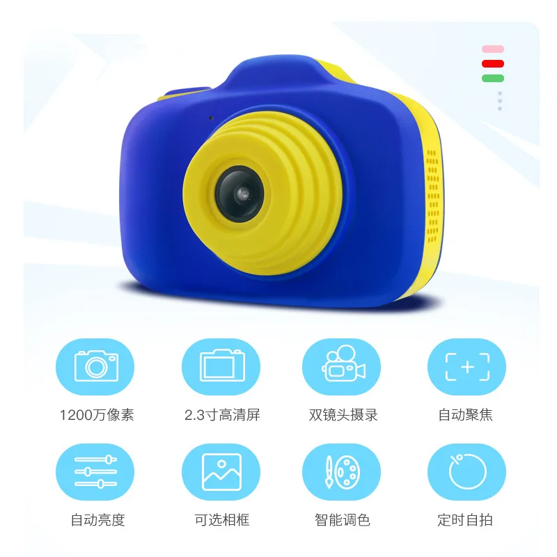 

Cross Border New Style Four Generations Mini Digital Children Camera Single-lens Reflex Camera Dual Lens Sports Toy According Ca