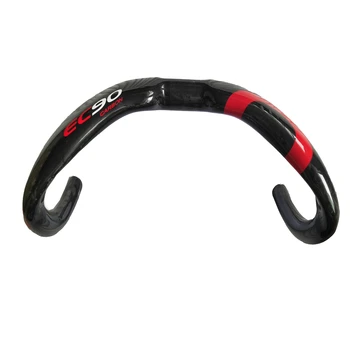 

2019 EC90 New design Full carbon fiber TT Bicycle handlebar road bike handle Dead fly bike Handlebar Site 375 380MM UD Granules