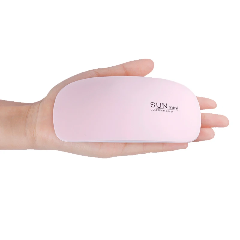 6W LED UV Lamp Nail Dryer for Nail Gel Varnish Fold Portable Curing Micro Machine USB Cable Mini Nail Art DIY Design Tools For H